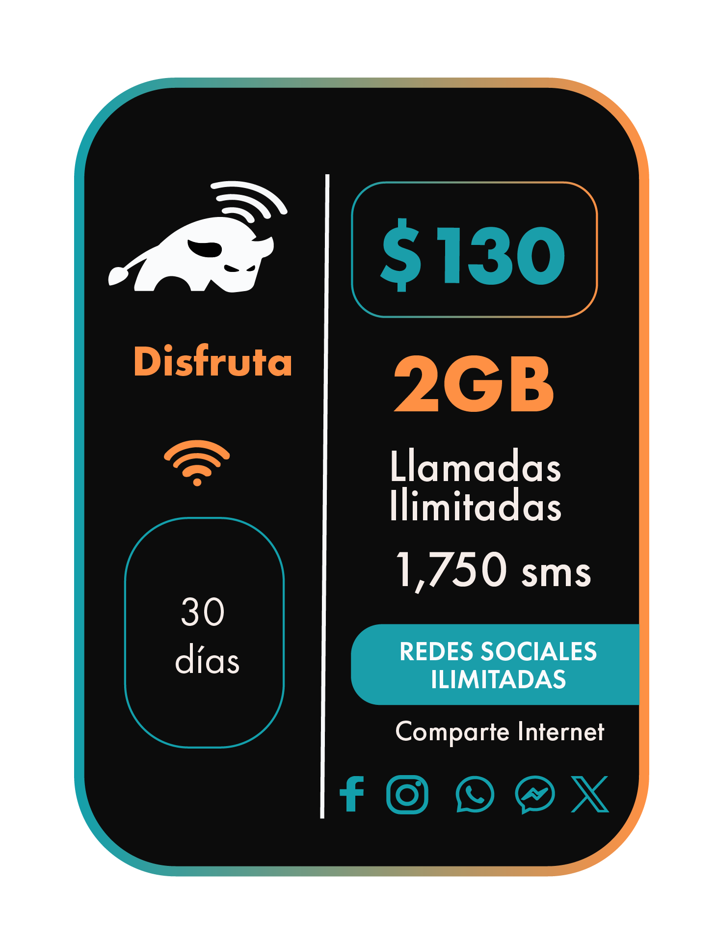 Disfruta mensual